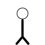 hangman head and body and two legs