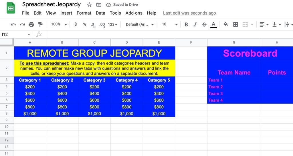 jeopardy spreadsheet