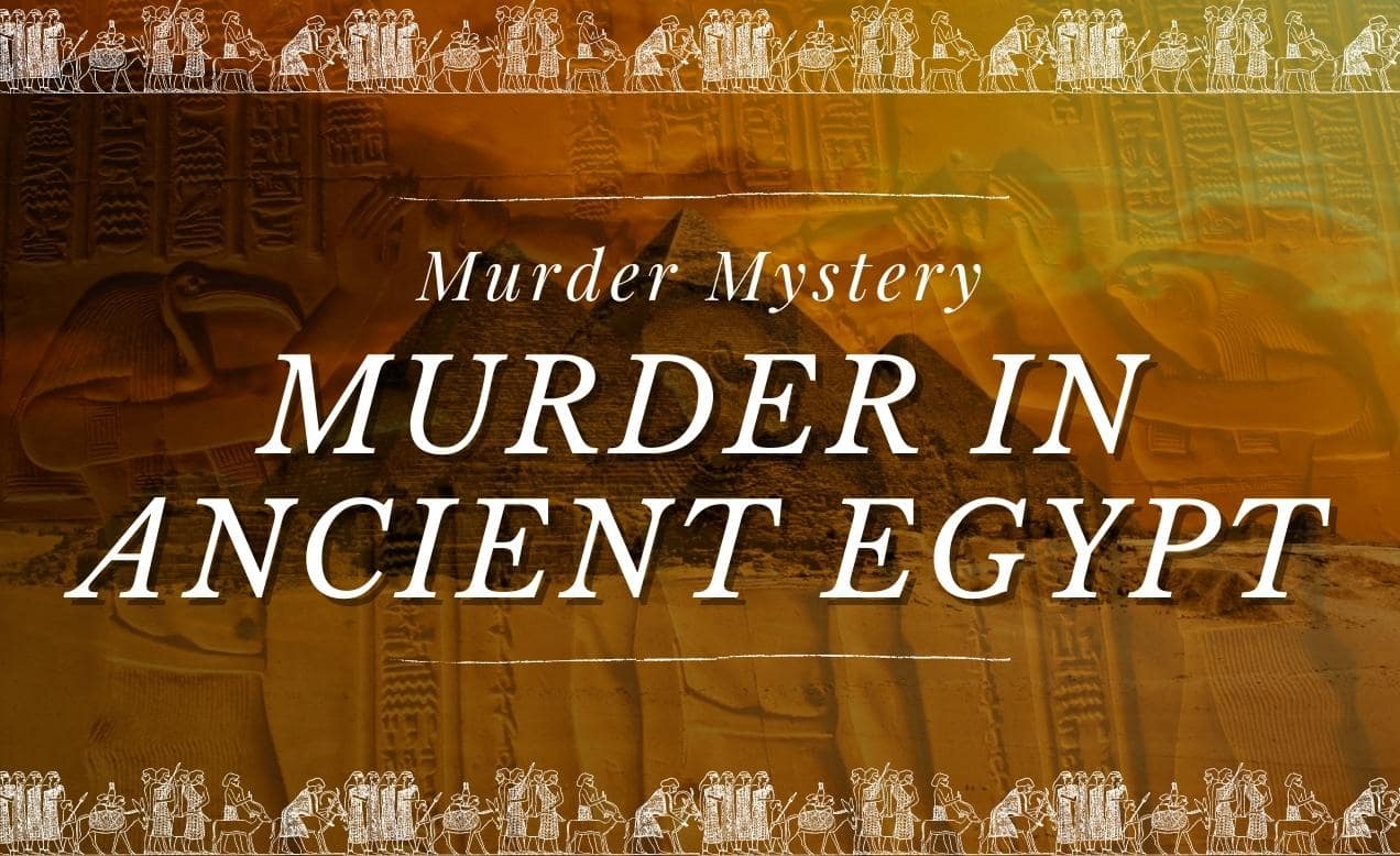 murder in ancient egypt banner